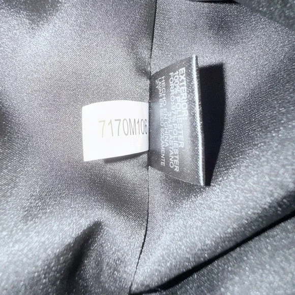 NWT Gianni Bini Black Ivory Striped Dress Bell Sleeve Lined Shift Women's L - Picture 10 of 13